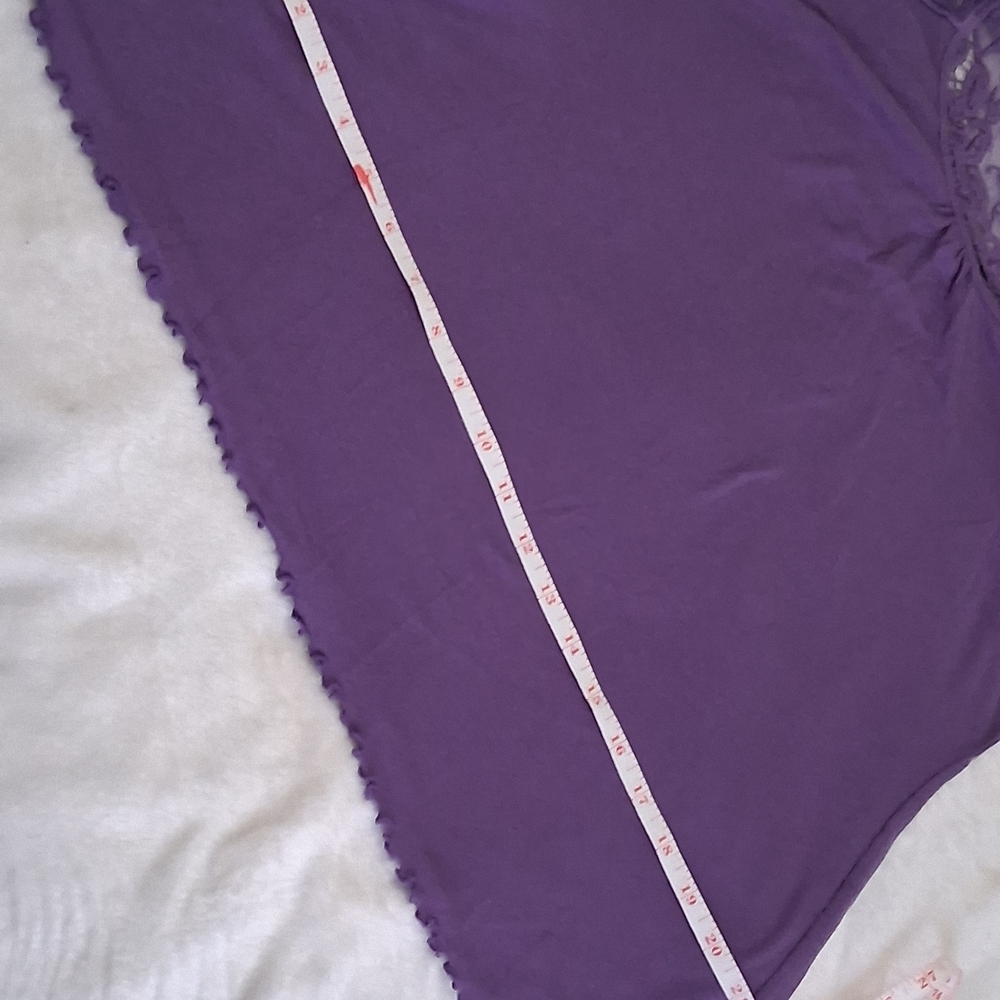 a.n.a Lavender Lace Detail Blouse - Picture 3 of 6